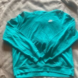 Teal Nike sweatshirt women’s Medium